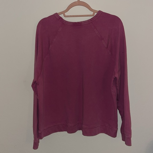 Universal Thread Pink distressed look crew neck sweatshirt - Picture 5 of 5
